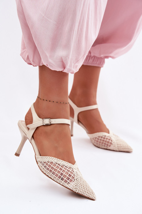 Sandále na opätkoch model 226509 Step in style