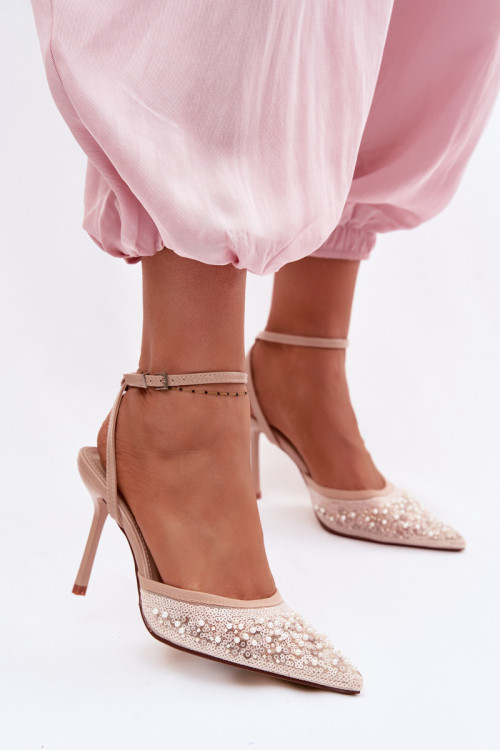 Sandále na opätkoch model 226511 Step in style