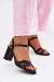 Sandále na opätkoch model 226912 Step in style