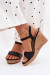 Sandále na opätkoch model 226913 Step in style