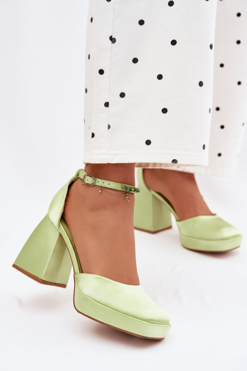 Sandále na opätkoch model 226914 Step in style