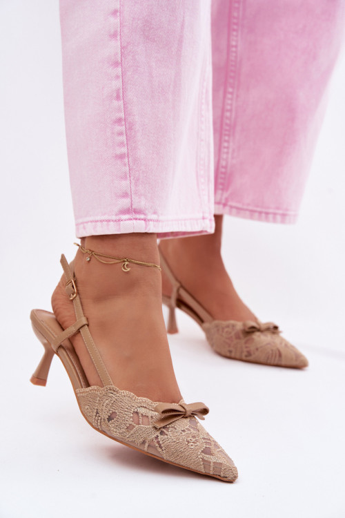 Sandále na opätkoch model 226924 Step in style