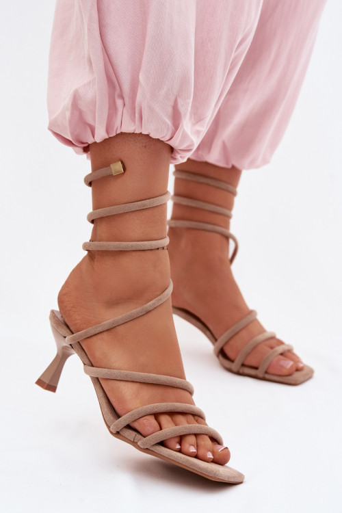 Sandále na opätkoch model 227452 Step in style
