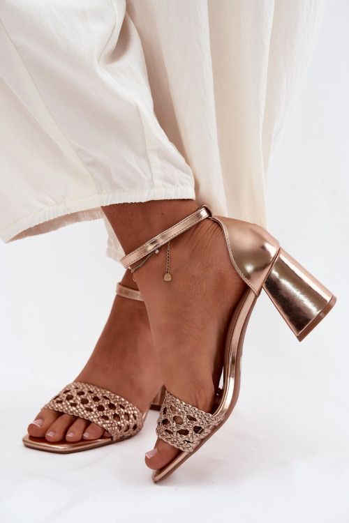 Sandále na opätkoch model 227454 Step in style