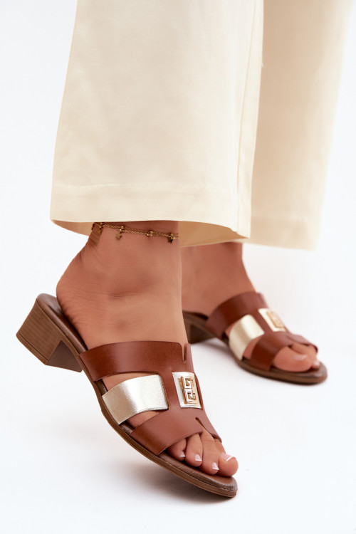 Klapky na opätku model 227456 Step in style