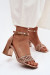Sandále na opätkoch model 227454 Step in style