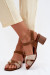Sandále na opätkoch model 227910 Step in style Sandále na opätkoch model 227910 Step in style