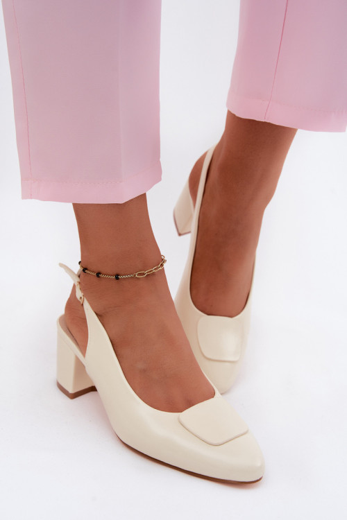 Sandále na opätkoch model 227920 Step in style