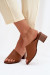 Klapky na opätku model 227929 Step in style Klapky na opätku model 227929 Step in style