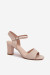 Sandále na opätkoch model 228103 Step in style Sandále na opätkoch model 228103 Step in style
