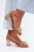 Sandále na opätkoch model 228104 Step in style Sandále na opätkoch model 228104 Step in style