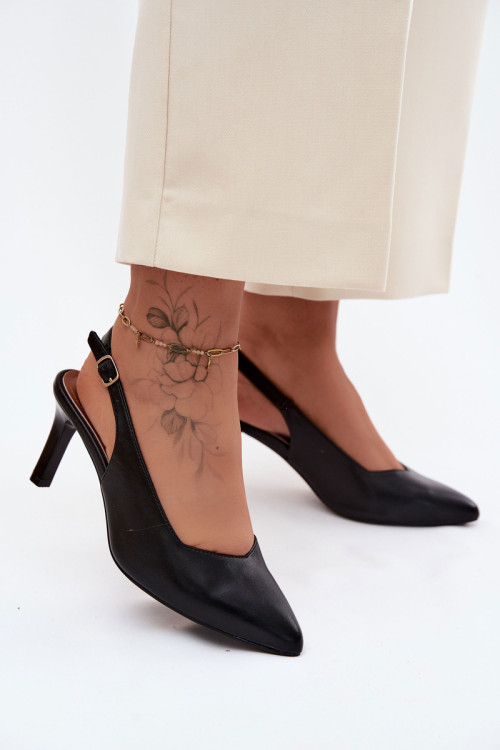 Sandále na opätkoch model 228111 Step in style