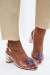 Sandále na opätkoch model 228120 Step in style Sandále na opätkoch model 228120 Step in style