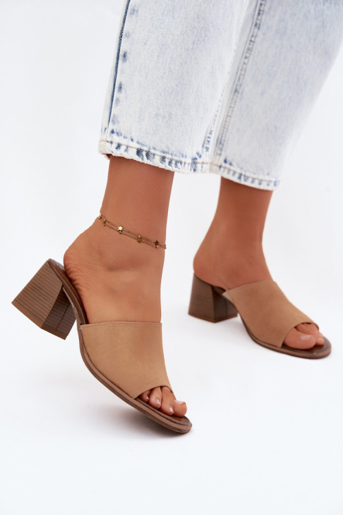 Klapky na opätku model 228365 Step in style