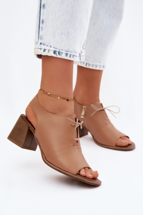 Sandále na opätkoch model 228387 Step in style