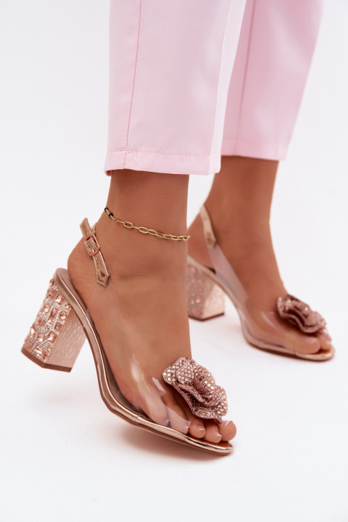 Sandále na opätkoch model 228405 Step in style