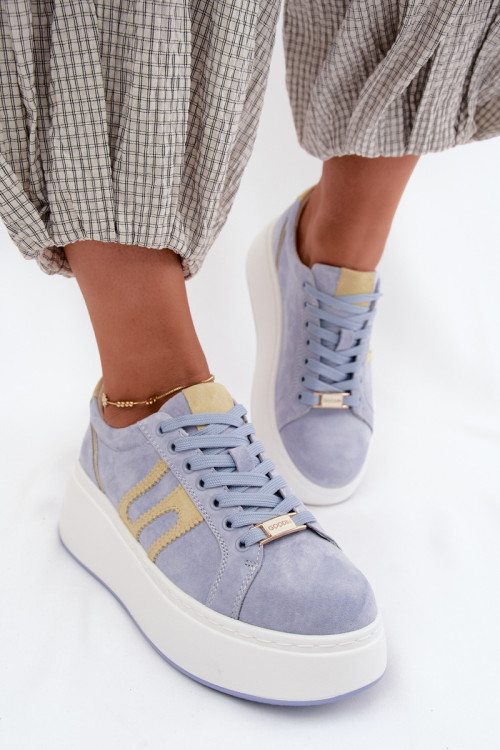 Športové topánky na platforme model 228741 Step in style