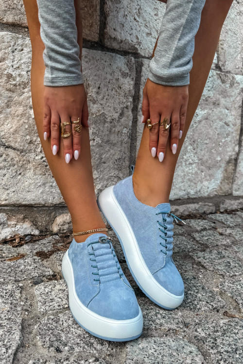 Športové topánky na platforme model 228757 Step in style