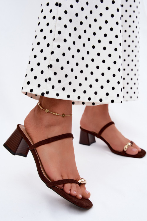 Klapky na opätku model 228794 Step in style