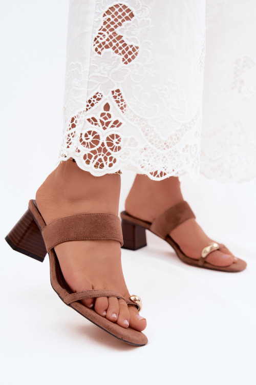 Klapky na opätku model 228978 Step in style