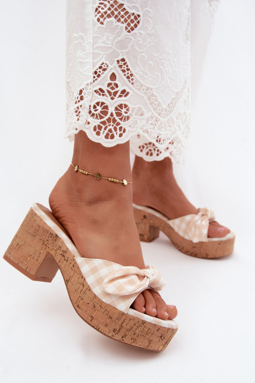 Klapky na opätku model 228984 Step in style