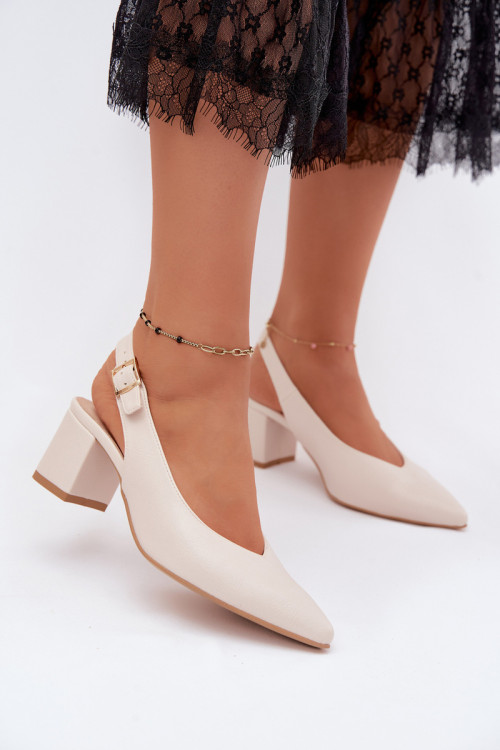 Sandále na opätkoch model 229263 Step in style