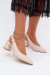 Sandále na opätkoch model 229263 Step in style Sandále na opätkoch model 229263 Step in style