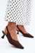 Sandále na opätkoch model 229276 Step in style Sandále na opätkoch model 229276 Step in style