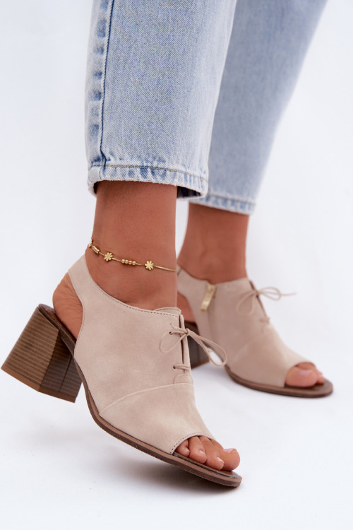 Sandále na opätkoch model 229278 Step in style
