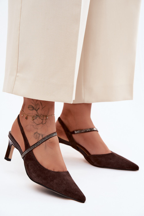 Sandále na opätkoch model 229714 Step in style