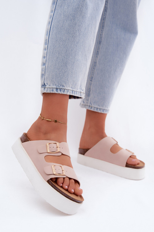 Klapky na platforme model 229728 Step in style