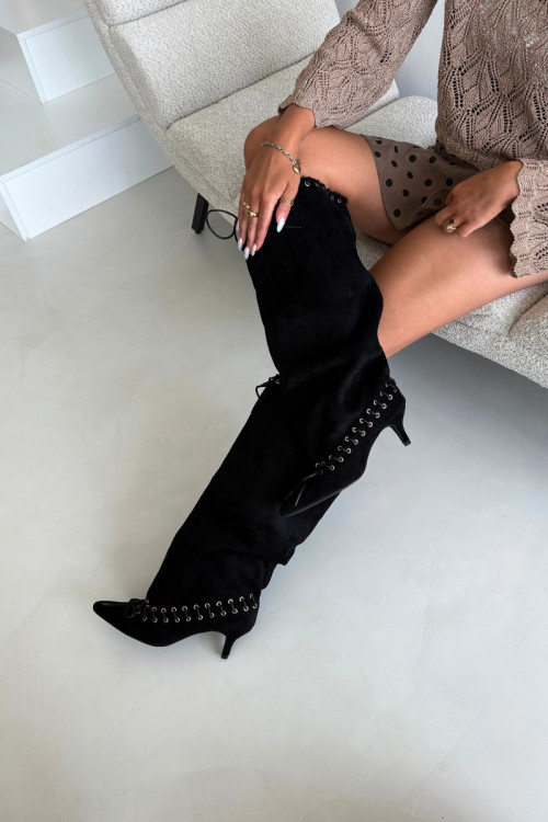 Čižmy na vysokom opätku model 230949 Step in style