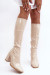 Čižmy na vysokom opätku model 230955 Step in style