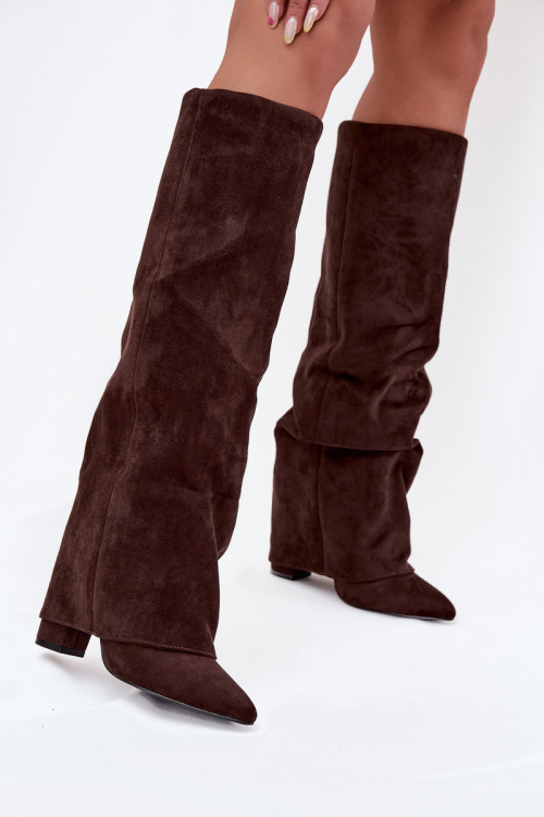 Čižmy na vysokom opätku model 230965 Step in style