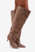 Čižmy na vysokom opätku model 230956 Step in style Čižmy na vysokom opätku model 230956 Step in style