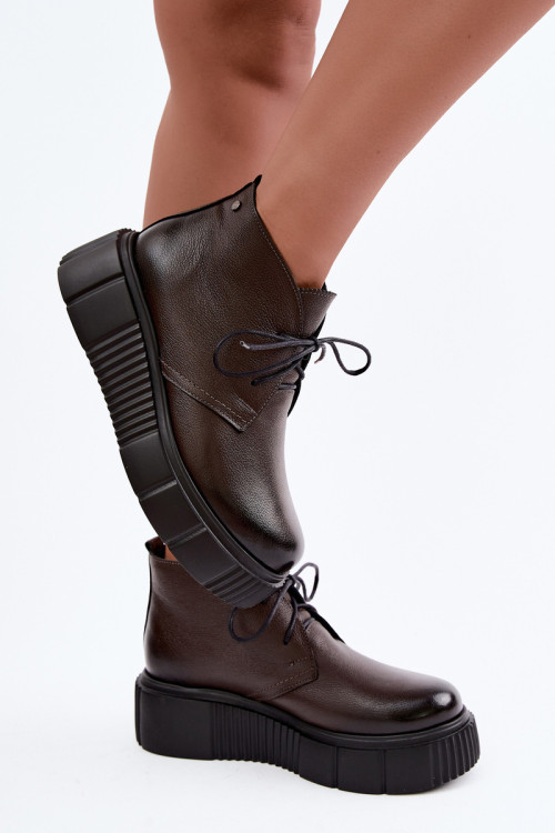 Poltopánky na platforme model 231165 Step in style