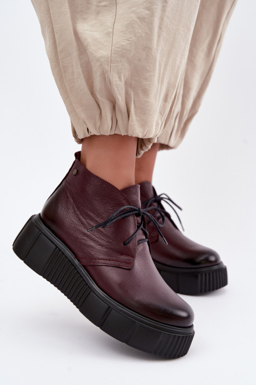 Poltopánky na platforme model 231166 Step in style