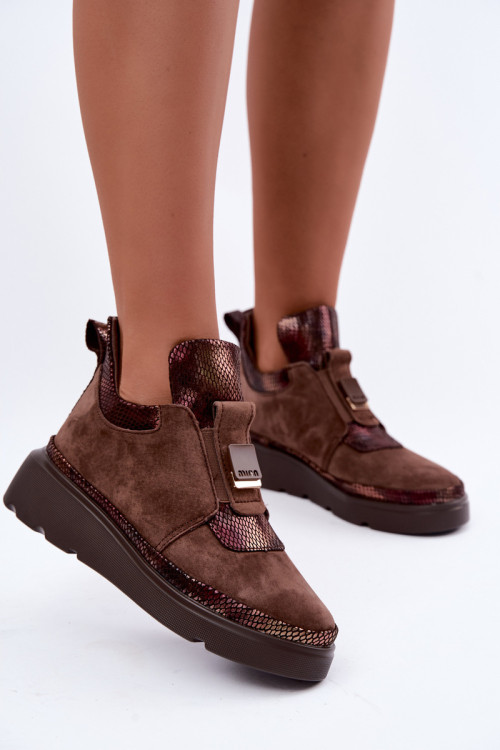 Poltopánky na platforme model 231172 Step in style