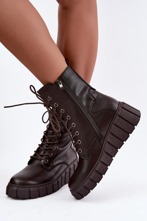 Topánky na platforme model 231184 Step in style