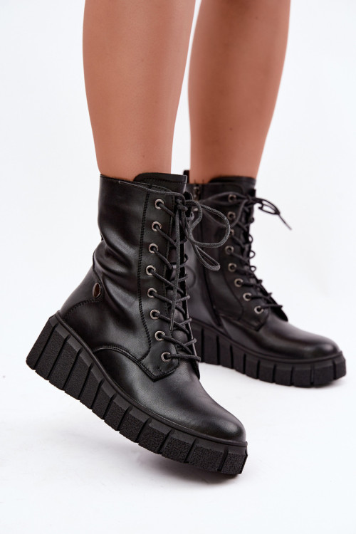 Topánky na platforme model 231185 Step in style