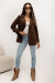 Kabát model 231367 Italy Moda Kabát model 231367 Italy Moda