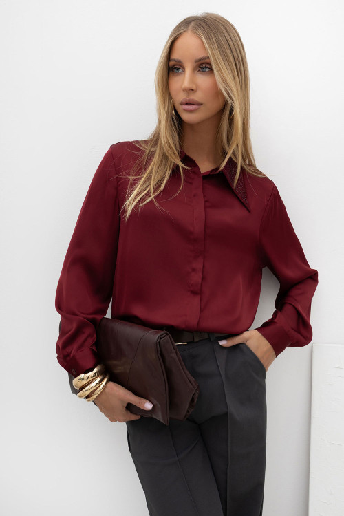 Tričko s dlhým rukávom model 231945 Italy Moda
