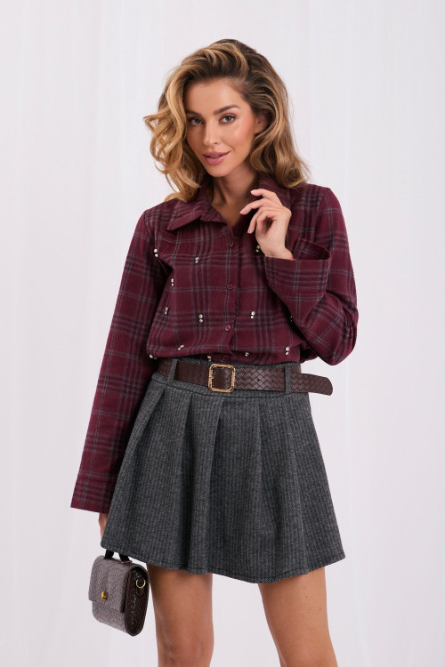 Tričko s dlhým rukávom model 232591 Italy Moda