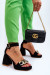 Sandále na opätkoch model 177708 Step in style Sandále na opätkoch model 177708 Step in style