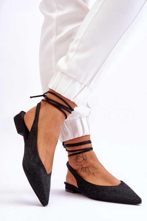Balerínky s viazaním model 178022 Step in style