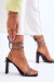 Sandále s viazaním model 179623 Step in style