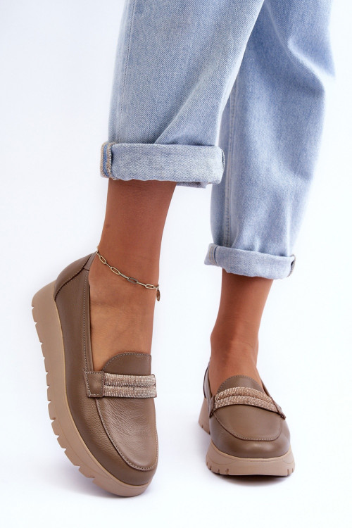 Poltopánky na platforme model 186094 Step in style